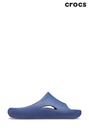 Crocs Blue Mellow Slides (B04884) | £45