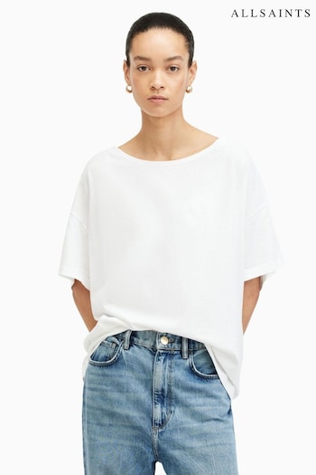 AllSaints White Lydia T-Shirt (B04889) | £45
