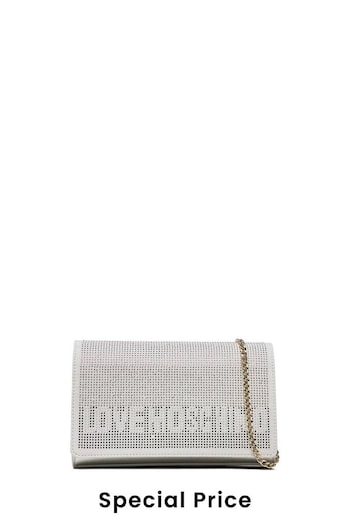Love Moschino Gray FAUX Leather Crossbody Bag (B04959) | £195