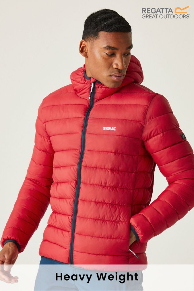 Buy Men s Red Puffer Jackets Online Next UK