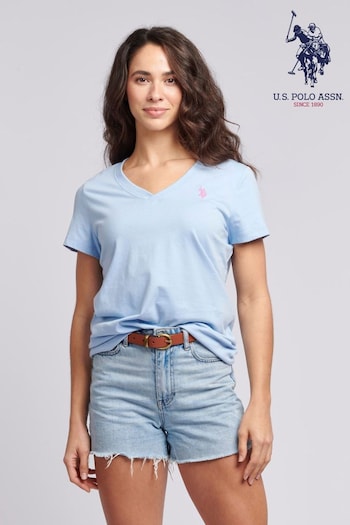 U.S. Water-polo Polo Assn. Regular Fit Womens V-Neck T-Shirt (B05151) | £25