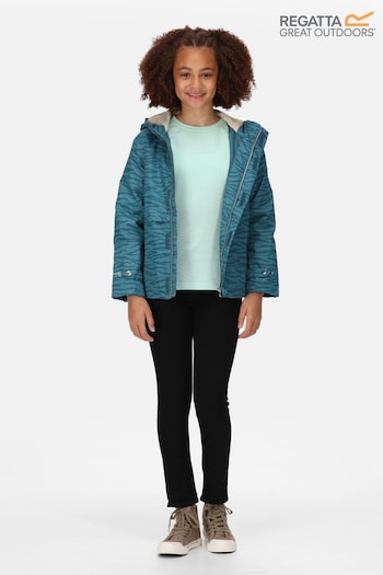 Regatta Kids Blue Bambee Waterproof Jacket (B05238) | £42