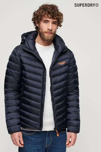 Superdry Blue Hooded Fuji Padded Jacket (B05399) | £100