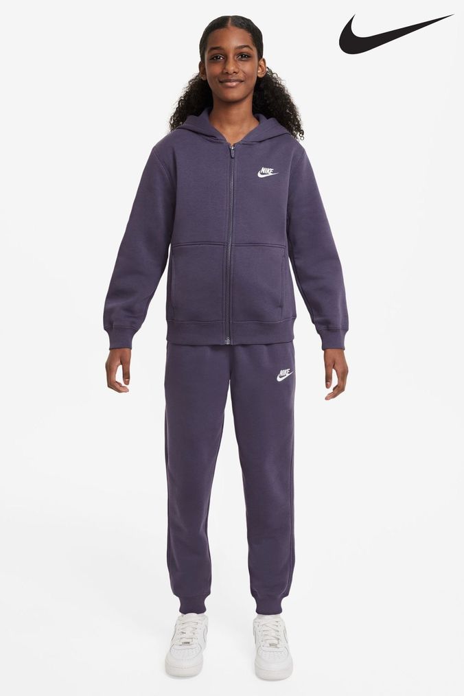 Lilac nike tracksuit best sale