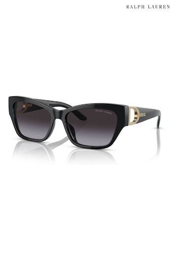 Ralph Lauren The Audrey Rl8206U Butterfly Black Sunglasses Gianfranco (B05609) | £177