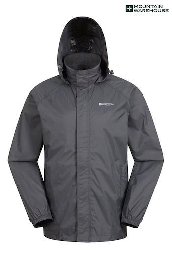 Mountain Warehouse Grey Pakka Waterproof Jacket - Mens (B05644) | £30