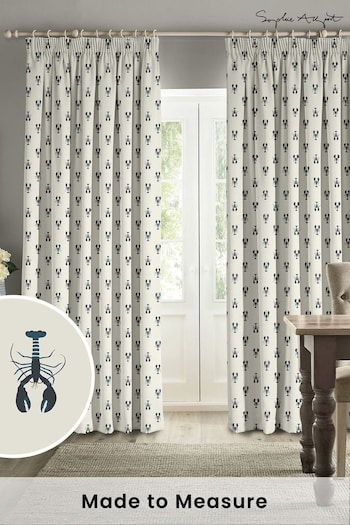 Sophie Allport White Lobster Made to Measure Curtains (B05668) | £91