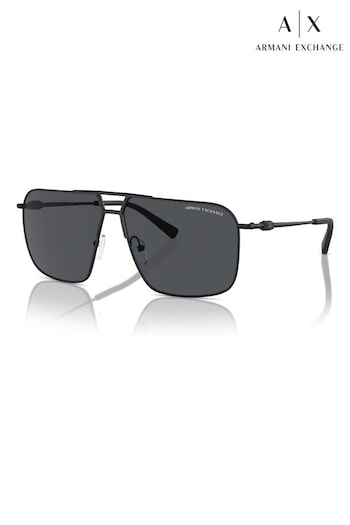 Armani Exchange Ax2050S Pilot Black Sunglasses (B06176) | £93