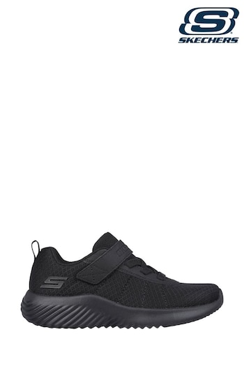 Skechers Trainers Black Bounder Baronik Shoes (B06319) | £29