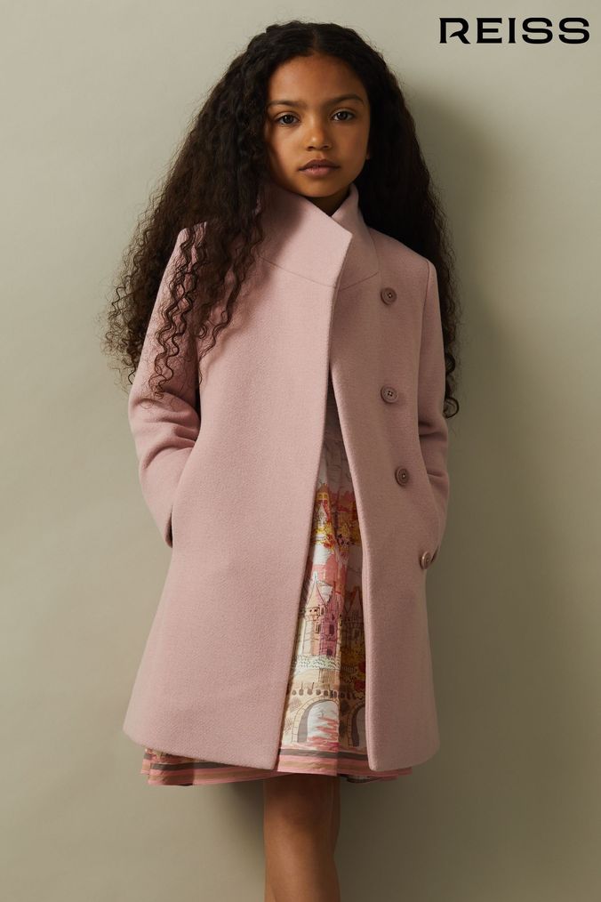 Girls wool jacket top