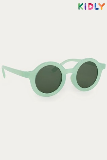 KIDLY Round Schwarz Sunglasses (B06336) | £14