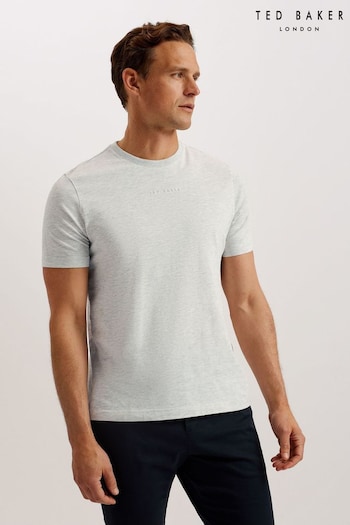 Ted Baker Grey Regular Wiskin Branded T-Shirt (B06582) | £30