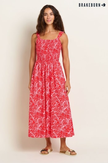 Brakeburn Red Josie Maxi Dress Jumper (B06815) | £68