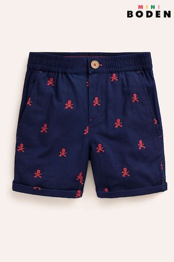 Boden Blue Smart Roll Up Double Shorts (B07008) | £25 - £29