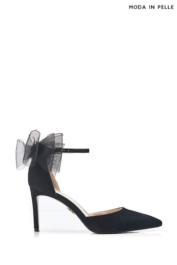 Moda in Pelle Jazlyne Stilletto Pointed Shoes With Bow Trim (B07106) | £99