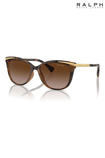 Ralph By Ralph Lauren Ra5309U Square Brown Sunglasses (B07119) | £115