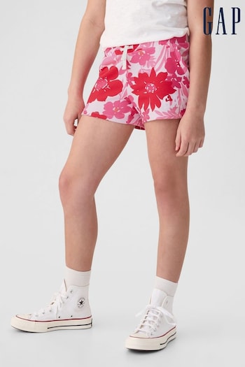 Gap Pink Logo Pull On Shorts (B07147) | £12