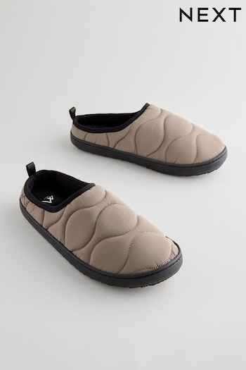 Natural Onion Quilted Mule Slippers (B07180) | £22