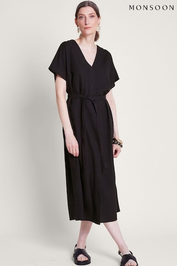 Monsoon Verity Belt Black Dress (B07246) | £65