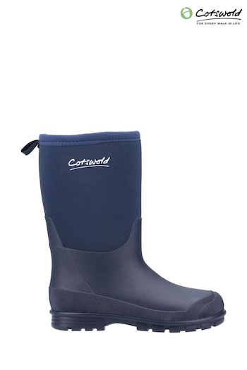 Cotswolds Blue Hilly Neoprene Childrens Wellington Boots (B07255) | £40