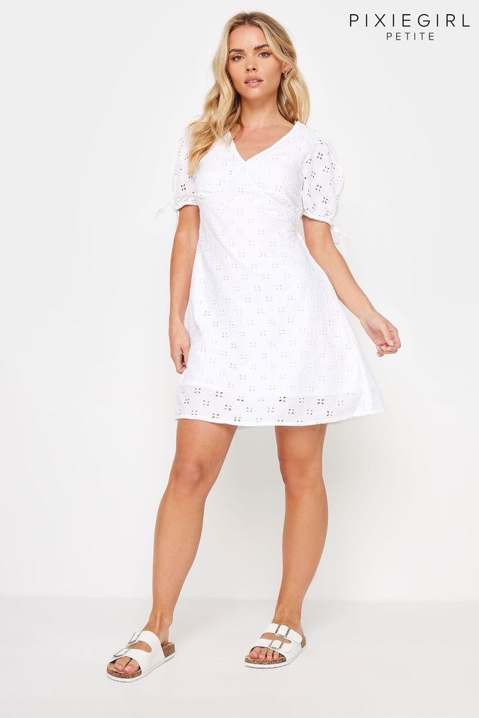 Next white broderie anglaise dress 2025