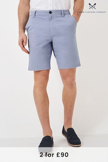 Crew And Clothing Plain Cotton Stretch Casual Shorts (B07734) | £55