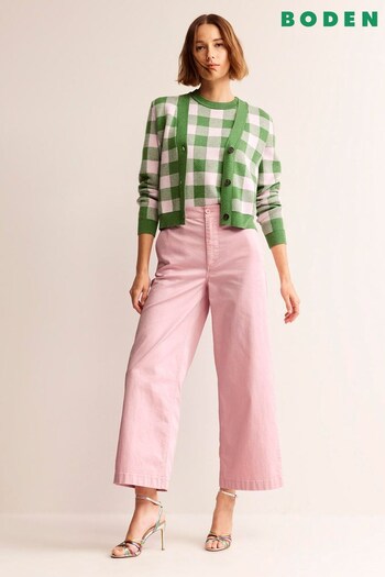 Boden Pink Barnsbury Cropped Trousers (B07947) | £80
