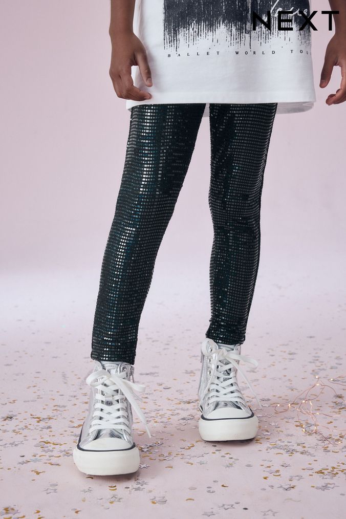 Buy Girls Gold Leggings Online Next UK