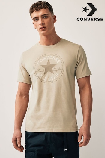Converse Beyaz Natural Chuck Patch T-Shirt (B10440) | £23