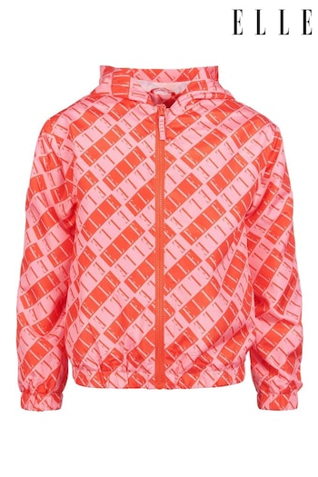 Elle Junior PALM Pink Windbreaker Jacket (B10756) | £40 - £48