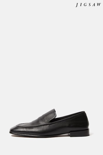 Jigsaw Frame Leather Loafers (B10764) | £130