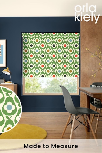 Orla Kiely Green Multi Pear Made to Measure Roller Blinds (B10907) | £58