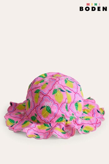 Boden Pink Wide Brimmed Hat (B11280) | £17 - £19