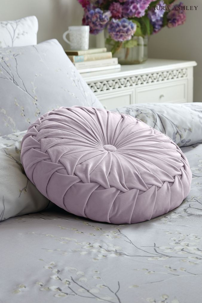 Purple round cushion outlet
