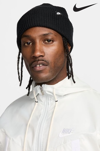 Nike Black Tall Cuff Futura Peak Beanie (B11604) | £25