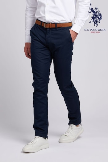 U.S. CLUB Polo Assn. Mens Linen Blend Chinos (B11763) | £70