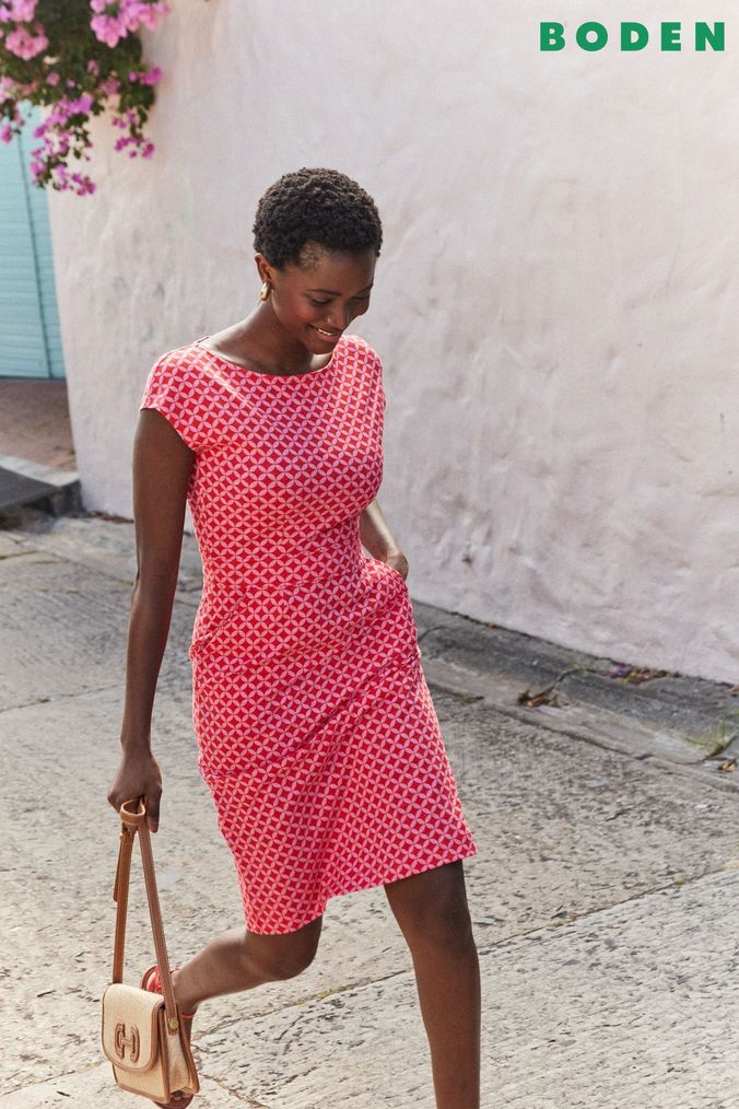Verona Mini Dress Cappuccino Ripple ArvindShops Buy Women s Red Boden Summer Dress Curve 100 Cotton Print Dresses Online