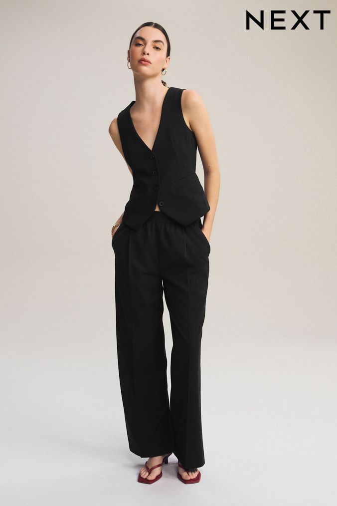Next womens trousers black online