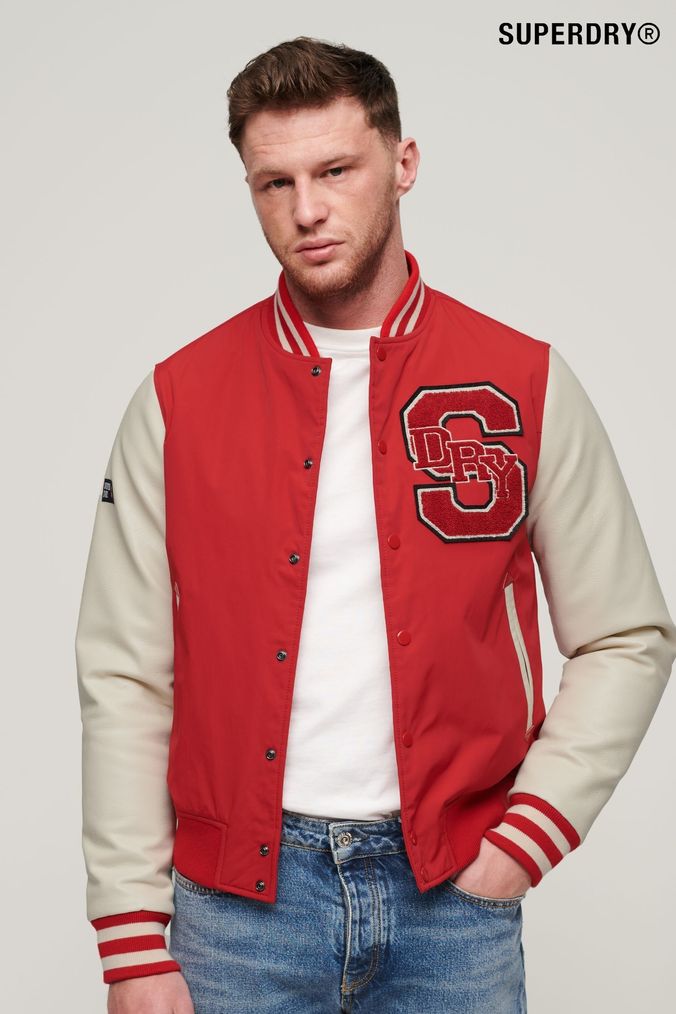 Mens red jackets uk sale