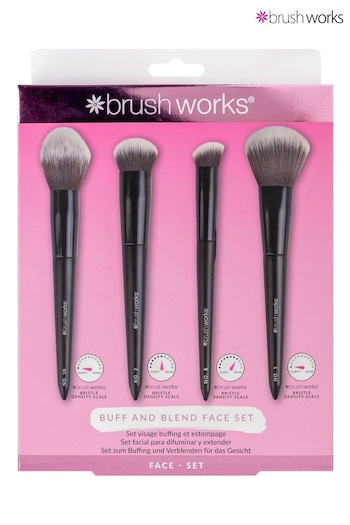 Brush Works Buff and Blend Face Makeup Brush Set (B12208) | £18