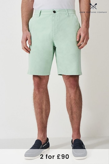 Crew Plus Clothing Plain Cotton Stretch Casual Shorts (B12419) | £55