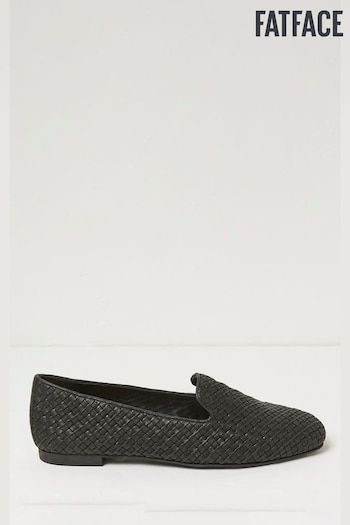 FatFace Black Aila Woven Ballerinas Shoes (B12687) | £65