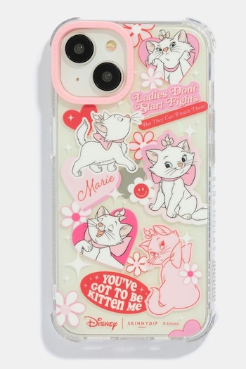 Skinnydip Pink Disney Marie Sticker Shock iPhone 14 Pro Case (B12697) | £24