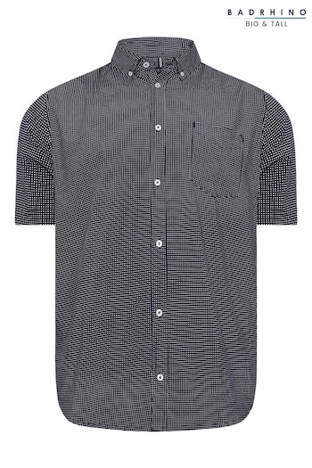 BadRhino Big & Tall Blue Short Sleeve Shirt (B12734) | £30