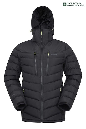 Mountain Warehouse Black Mens Vulcan II Padded Ski Jacket (B12781) | £128