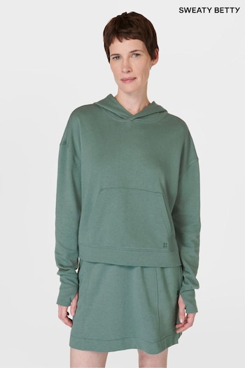 Sweaty Betty Cool Forest Green After Class Hoodie (B12899) | £50