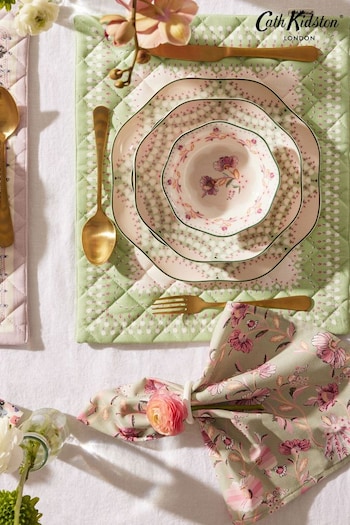 Cath Kidston Green Friendship Gardens Placemats 2 Pack (B12900) | £20