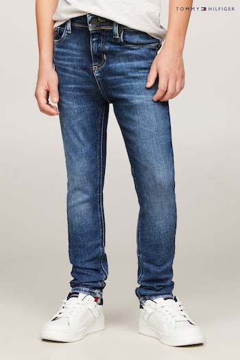 Tommy Cushion Hilfiger Slim Stretch Blue Scanton Jeans (B14016) | £45 - £55