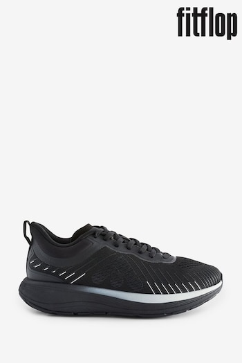 FitFlop Runner Mesh Running Black Sneakers (B14061) | £150