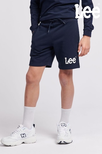 Lee Salvatore Blue Wobbly Graphic Shorts (B14161) | £25 - £30